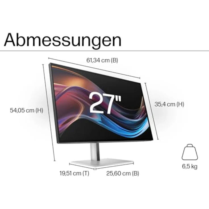 HP B2B Serie 7 Pro 27 Zoll 4K Thunderbolt 4-Monitor, UHD Business Monitor mit 5 ms Reaktionszeit und 60 Hz – Bild 3