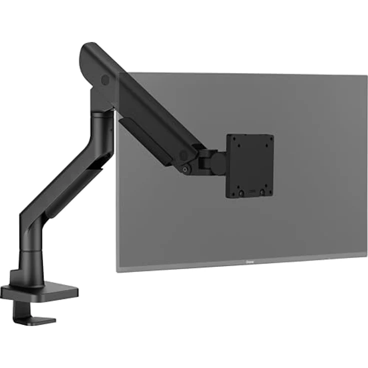 iiyama DS6001C-B1, Ergonomische Monitorhalterung für Monitore bis 49" (124 cm), bis 27 kg, höhenverstellbar mit Gasfederarm, integrierter Drehstopp – Bild 2