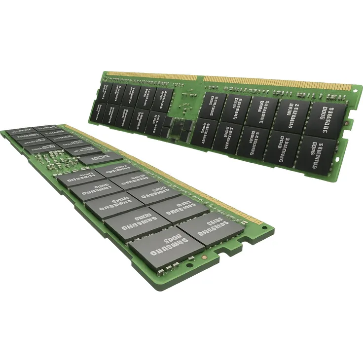 Samsung ECC M321R4GA0EB2-CCP, 32 GB DDR5 Arbeitsspeicher, 6400 MHz, 288-pin DIMM, Grün
