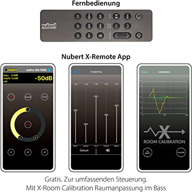 Nubert nuConnect ampX | Schwarzer digitaler Vollverstärker | Wireless Connector für nuPro X | Stereoverstärker mit 2 x 130 W | Phonoverstärker MM/MC mit Bluetooth aptX HD | Verstärker mit USB DAC – Bild 5