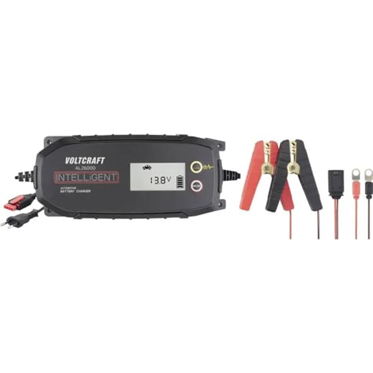 VOLTCRAFT AL26000 VC-16721005 Automatikladegerät, 12 V/24 V, 26 A, Überladungsschutz und verschiedene Anschlüsse – Bild 1