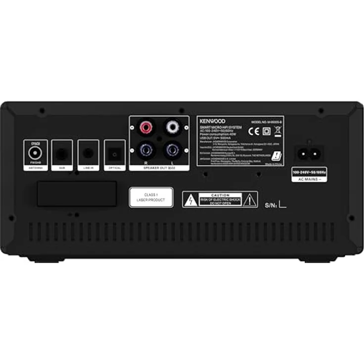 Kenwood M-9500S-B, Smart Micro Hi-Fi System mit Internetradio, DAB+, Bluetooth Audio-Streaming und 100 W RMS Leistung, Schwarz – Bild 6