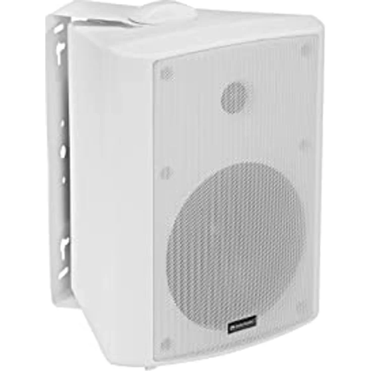 Omnitronic ALP-6A Aktives Lautsprecherset, 1x 45 W Subwoofer aktiv, PA Lautsprecher, weiss – Bild 5