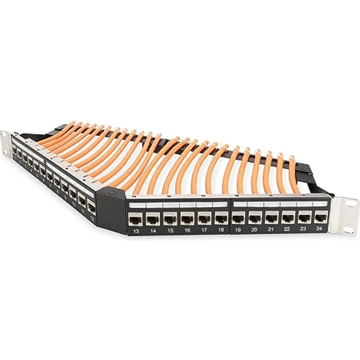 DIGITUS Keystone-Modul - Cat-6A - 24 Stück - Geschirmt - Designfähig - Klasse EA 500 MHz 10GBase-T - Montage Werkzeuglos - Preisvergleich – Bild 4