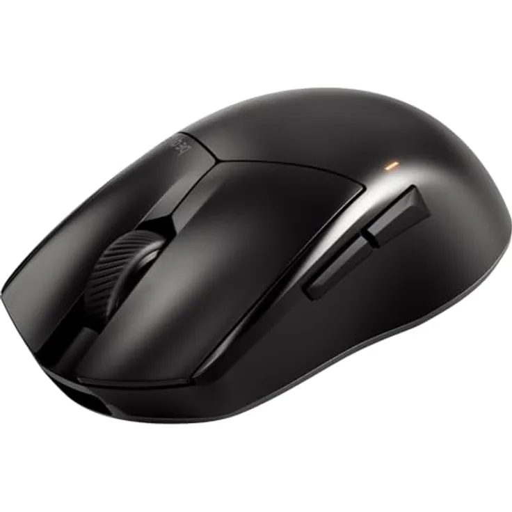 be quiet! Dark Perk Ergo, PC Maus mit 32.000 DPI, 8.000 Hz Abtastrate, PixArt PAW3950 Sensor und extrem langer Akkulaufzeit