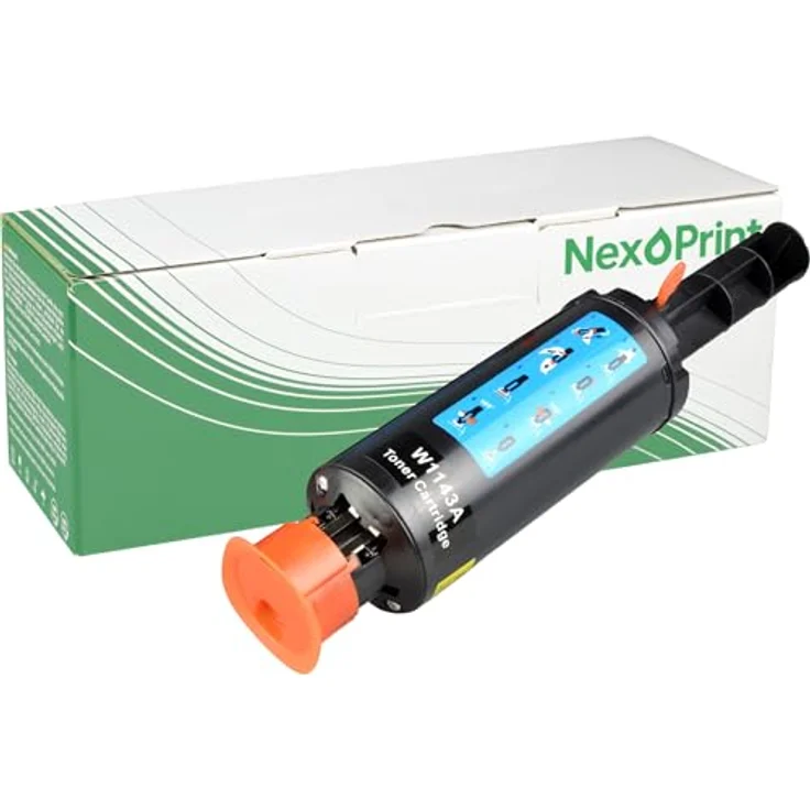 NexoPrint Toner kompatibel zu HP W1143A 143A, schwarz, hohe Reichweite und brillante Druckqualität für Neverstop Laser MFP 1201 n, 1202 w, 1202 nw, 1001 n, 1001 nw