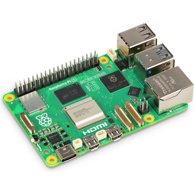 Raspberry Pi PI5, Einplatinencomputer mit 2,4 GHz Quad-Core-Prozessor