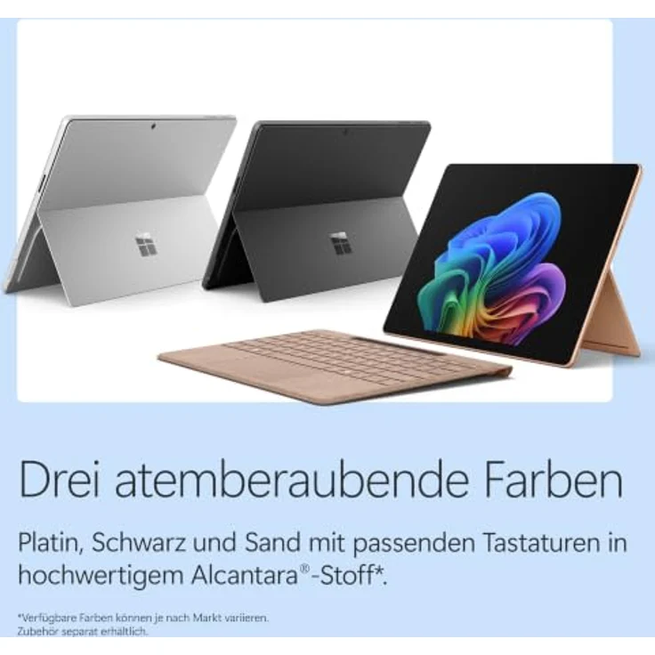 Microsoft Surface Pro 13" EP2-65073, 13" OLED Touchscreen, Snapdragon X2 Elite, 16GB RAM, 1000GB SSD, Windows 11 Home, schwarz – Bild 9
