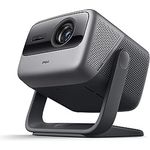 JMGO N1 Ultra Beamer 4K 2200 CVIA Lumen, Android TV 11 Beamer Heimkino 180" MALC™ Dreifarb Laser&360° Kardanische Projektion, Automatische Bildkorrektur, Portable Projektor 2x10W Dynaudio Lautsprecher