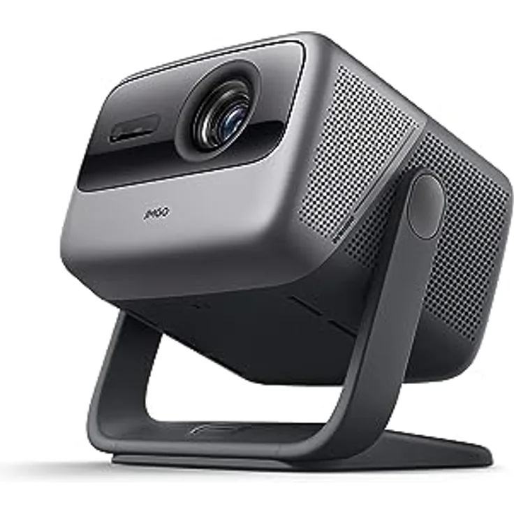 JMGO N1 Ultra Beamer 4K 2200 CVIA Lumen, Android TV 11 Beamer Heimkino 180" MALC™ Dreifarb Laser&360° Kardanische Projektion, Automatische Bildkorrektur, Portable Projektor 2x10W Dynaudio Lautsprecher