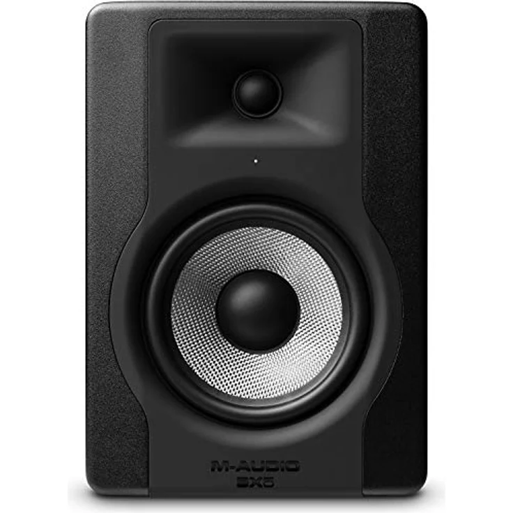 M-Audio BX5 D3 - Kompakter 2-Wege 5-Zoll Studiomonitor - Lautschprecher, aktiv, für Musikproduktion oder Mixen, mit integrierter akustischer Raumsteuerung, 1 Stück Einbau-Lautsprecher - 100 Watt - schwarz – Bild 2