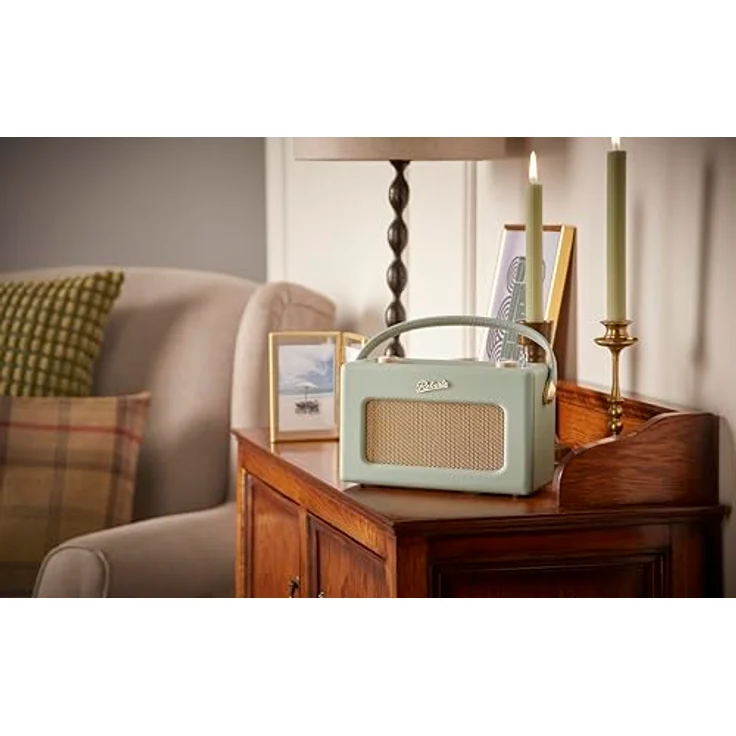 Roberts Revival UNO BT Dab+/FM/Bluetooth, tragbares Radiowecker, Himmelblau – Bild 5