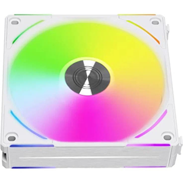 Lian Li PC Lüfter 120mm “AL120 V2” - Lüfter PC für optimale Kühlung - RGB Lüfter 120mm - 120mm Lüfter RGB - PC-Kühlung & Lüfter - Gehäuselüfter 120mm - Weiß – Bild 3