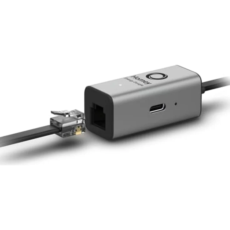 Athom Homey Energy Dongle P1, Smart Home Hub für P1-Smartmeter, WiFi und Bluetooth, USB-C, 160 x 90 x 27 mm – Bild 4