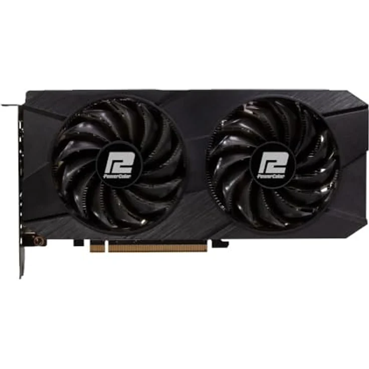 Tul PowerColor AMD Radeon RX 7600 Fighter 2.0, Grafikkarte mit 8 GB GDDR6, 2048 Shaders, bis zu 2655 MHz Boost-Frequenz, HDMI 2.1 und DisplayPort 2.1 – Bild 1