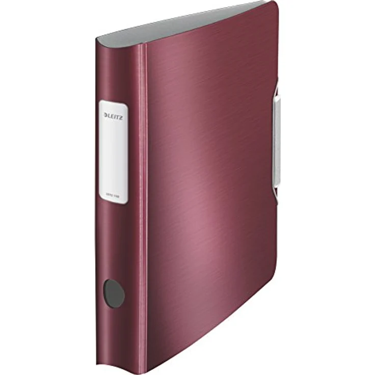 LEITZ Aktenordner 180° Active Style 1109, schmal, Alu-Optik, aufgeklebtes Rückenschild – Bild 2