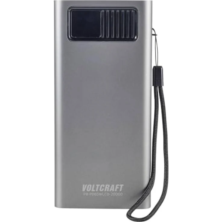 VOLTCRAFT PB PD65WLCD-20000 Powerbank 20000 mAh Fast Charge, Power Delivery 2.0 LiPo Grau (metallic) – Bild 3
