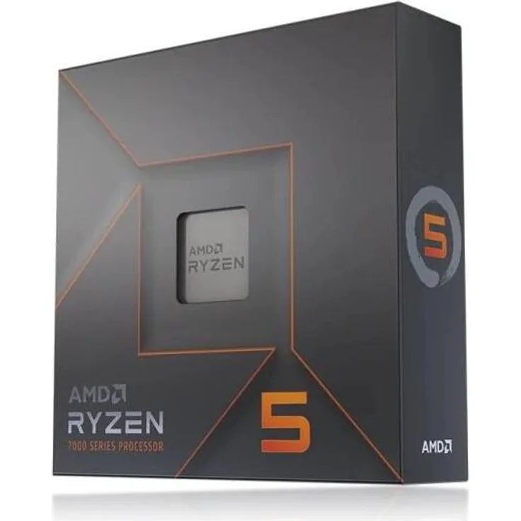 AMD Ryzen 5 7600X, AM5 6-Core Prozessor mit 4,7 - 5,3 GHz, 32 MB Cache, Radeon IGP, 105 W, Boxed