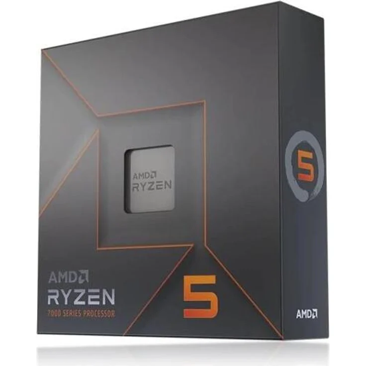AMD Ryzen 5 7600X, AM5 6-Core Prozessor mit 4,7 - 5,3 GHz, 32 MB Cache, Radeon IGP, 105 W, Boxed