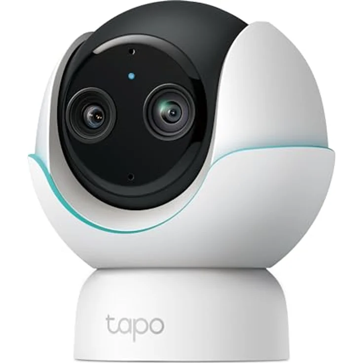 TP-Link Tapo C840 BabyCam, Netzwerkkamera mit Doppellinse, 2560 x 1440 Pixels, Bewegungserkennung, Schlafanalyse, Nachtlicht, Smart-Home-kompatibel, Weiss – Bild 1