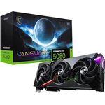 MSI Adjivecct GeForce RTX 5080 16G Vanguard SOC, Grafikkarte mit leistungsstarker GPU in Grün, Braun und Weiß