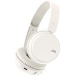 JVC HA-Z37W-W - Bluetooth On-Ear-Kopfhörer, Tiefbass, 3 Klangmodi (Bass/Klar/Normal), 35 Stunden Akkulaufzeit, leicht und faltbares Design, Multi-Point-Funktion, Bluetooth 5.2, (Weiß)