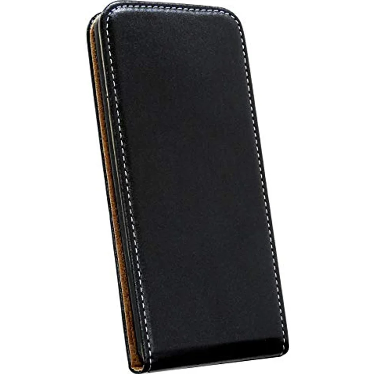 COFI 1453 Samsung Galaxy A50 (A505F) Handy Tasche - Vertikal aufklappbare Schutzhülle in Schwarz – Bild 5