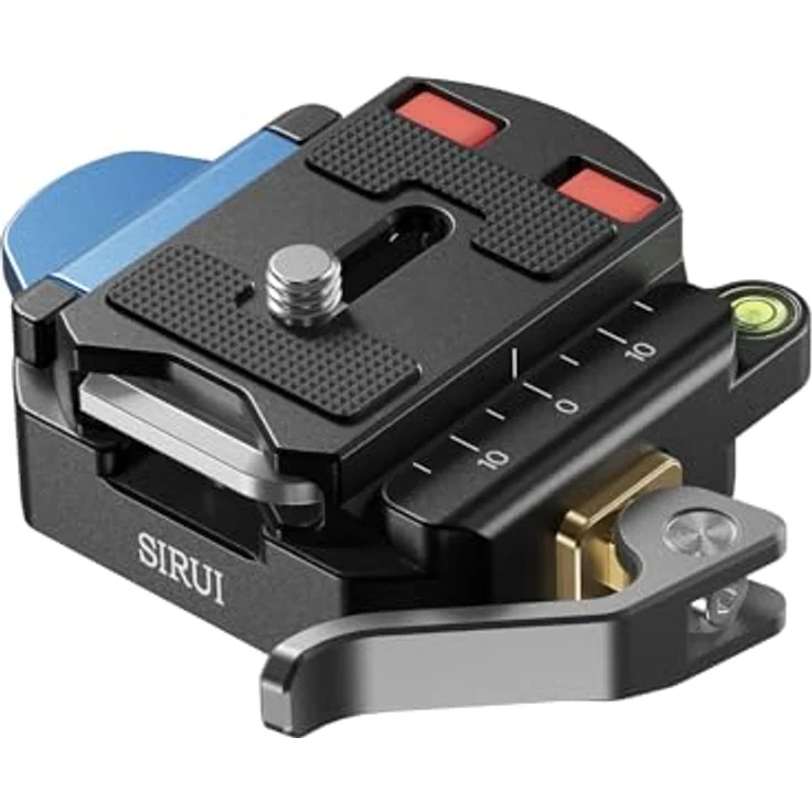 SIRUI QC-55, 55mm Schnellwechselplatte für Arca Swiss, Kamerahalterungsadapter mit 1/4" und 3/8" Gewinde, leichtes Aluminium-Design, integrierte Wasserwaage und Gummimatte – Bild 1