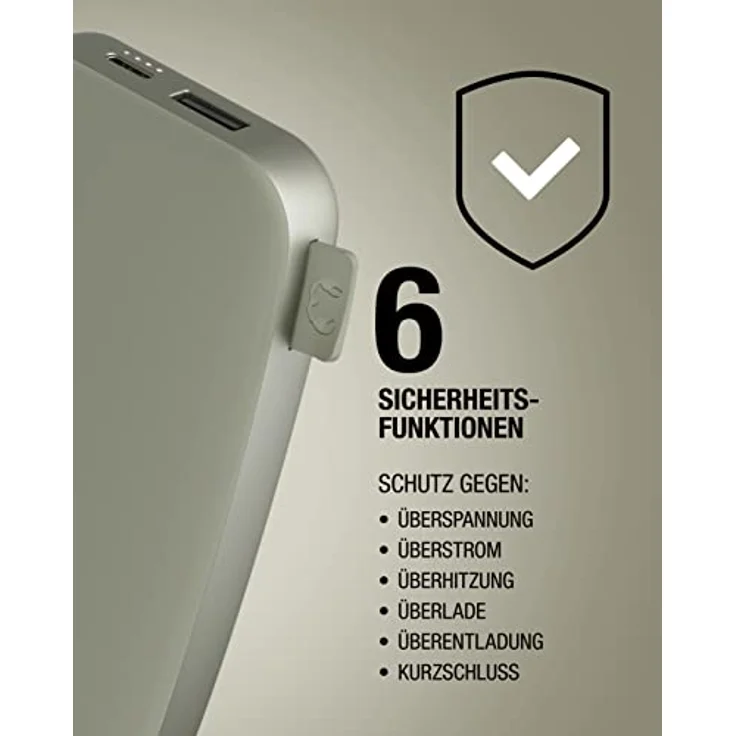Powerbank 12000 mAh USB-C - Fast Charging - Storm Grey – Bild 3
