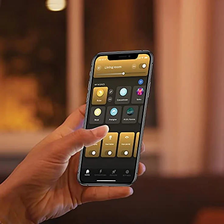 Philips Hue White Ambiance Still Deckenleuchte in Schwarz inkl. Dimmschalter Tunable White 2400 lm 27 W – Bild 8