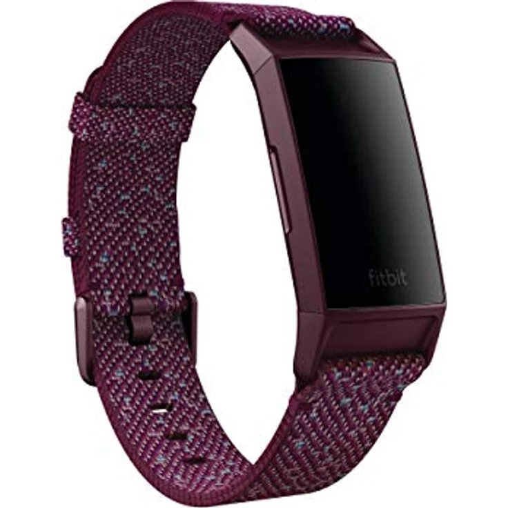 Fitbit Charge 4, Woven Band Ersatzarmband, Rosewood, Large – Bild 2
