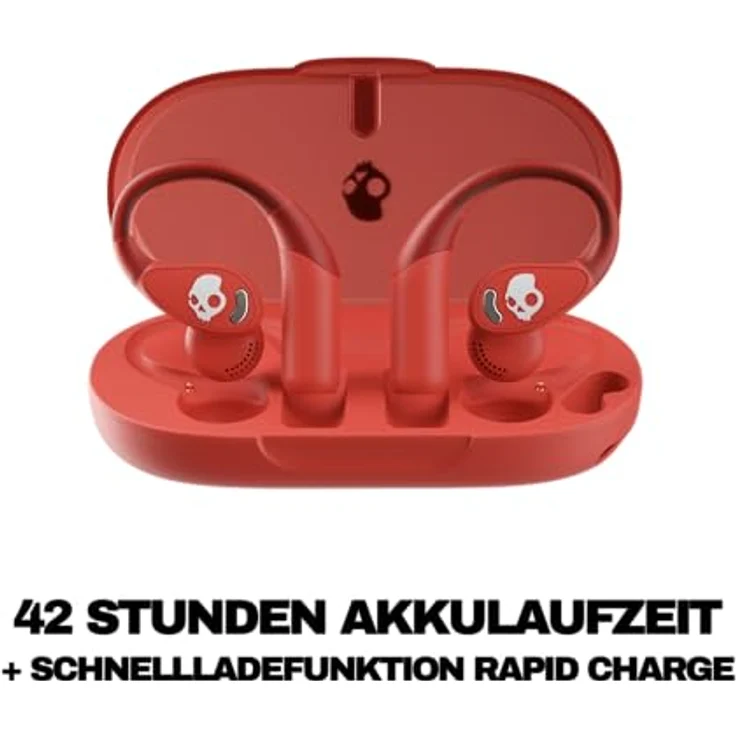 Skullcandy PUSH 540 Open-Ear Kopfhörer, IP44 schweiß-, staub- und wasserresistent, bis zu 42 Stunden Akkulaufzeit, Farbe: Rot – Bild 3