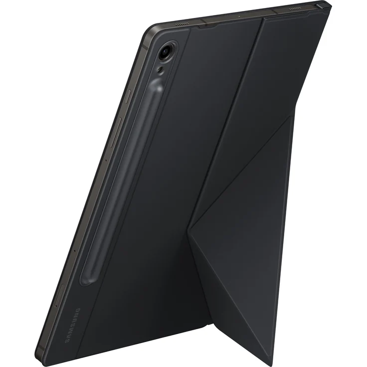 Samsung Smart Book Cover (Galaxy Tab S9 FE, Galaxy Tab S9), Tablet Hülle, Schwarz – Bild 1