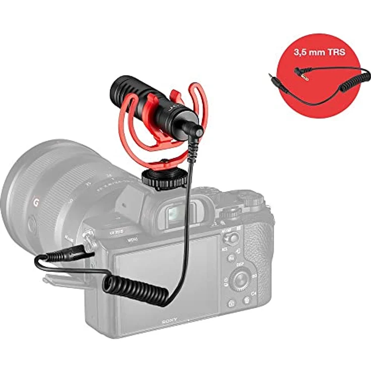 JOBY JB01643-BWW Wavo mobiles Kompaktmikrofon für Kamera-Zubehörschuh mit erschütterungsdämpfender Halterung von Rycote und Fell-Windschutz, für Smartphone, CSC, Camcorder, Mikrofon Handy, YouTube – Bild 5