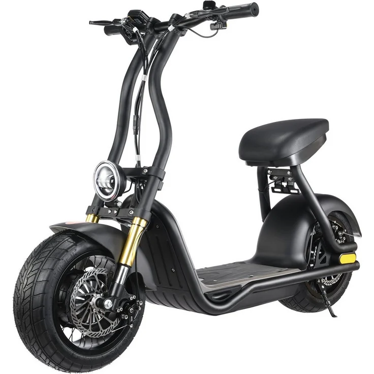 ENEWAY E-Scooter Coco Wave-S, 45 km/h, Straßenzulassung, 1000 Watt, Schwarz