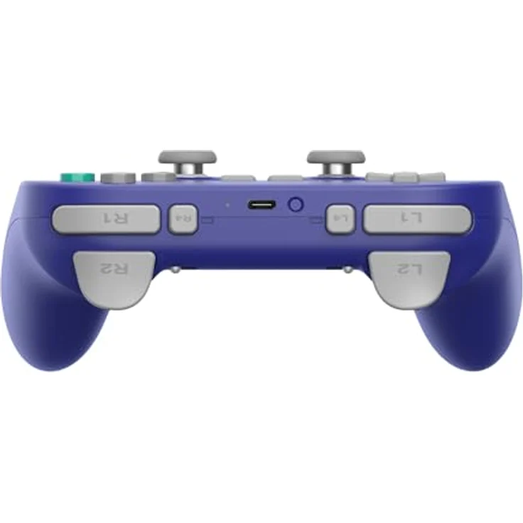 8Bitdo Pro 3 Bluetooth Controller, Multiplattform-kompatibel für Switch/Switch 2, mit TMR-Joysticks, austauschbaren ABXY-Tasten, Pro-Back-Buttons, integrierter Ladestation und Hall-Effekt-Trigger - Purple – Bild 3