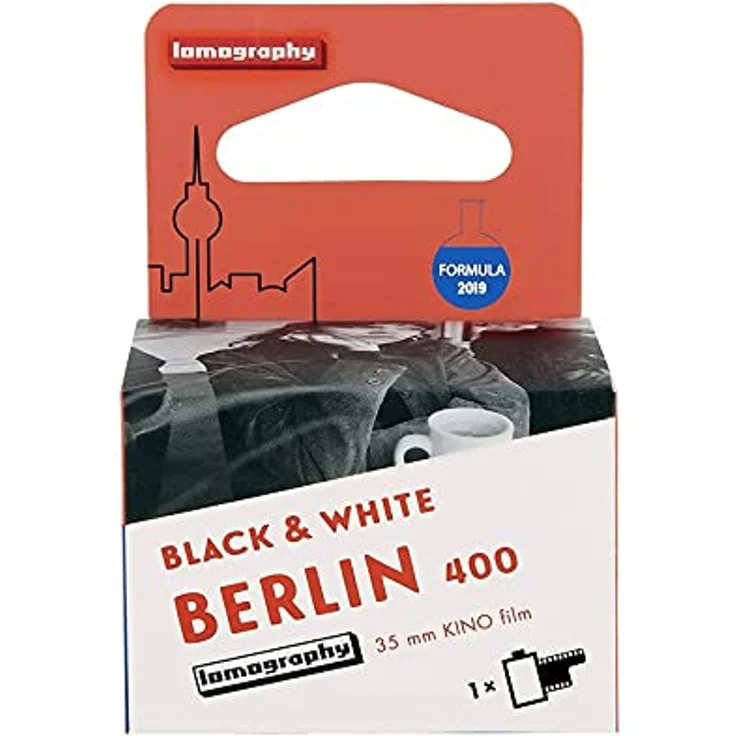 Lomography Berlin Kino Film, Schwarz/Weiß Negativ, 400 ISO, 35mm - Moody Monochrome Ergebnisse, 36 Expositionen – Bild 2