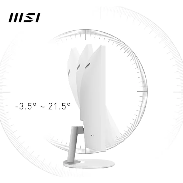 MSI PRO MP341CQW, 34 Zoll VA UWQHD Curved Monitor, 100Hz, 4ms, 2xHDMI 2.0, DP, mit Lautsprechern – Bild 4