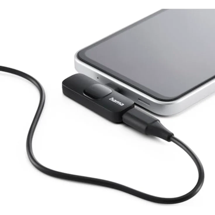 Hama Smart Wireless Lavalier-Mikrofon, kabelloses Ansteckmikrofon für Handy – Bild 7