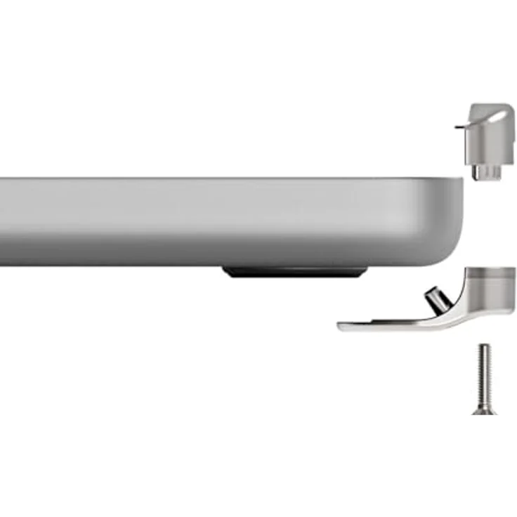 Compulocks Ledge Lock Slot Adapter MBPR14LDG01KL, Sicherheitskabelschlossadapter für MacBook Pro, schwarz-silber, ultraleicht, einfache Installation – Bild 5
