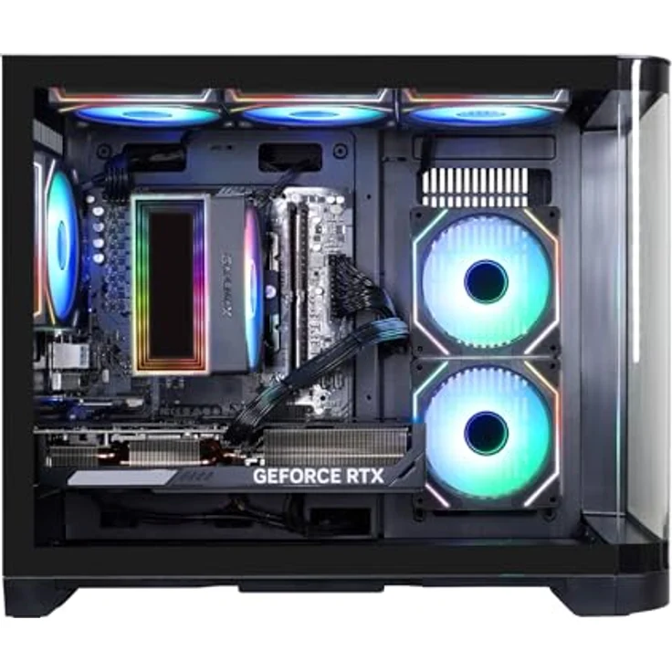 GAMEMAX HYPE-M BK 7804, Gaming-PC mit Ryzen 7 5700X, 16GB RAM, 1TB SSD, RTX 5070, Windows 11 – Bild 4