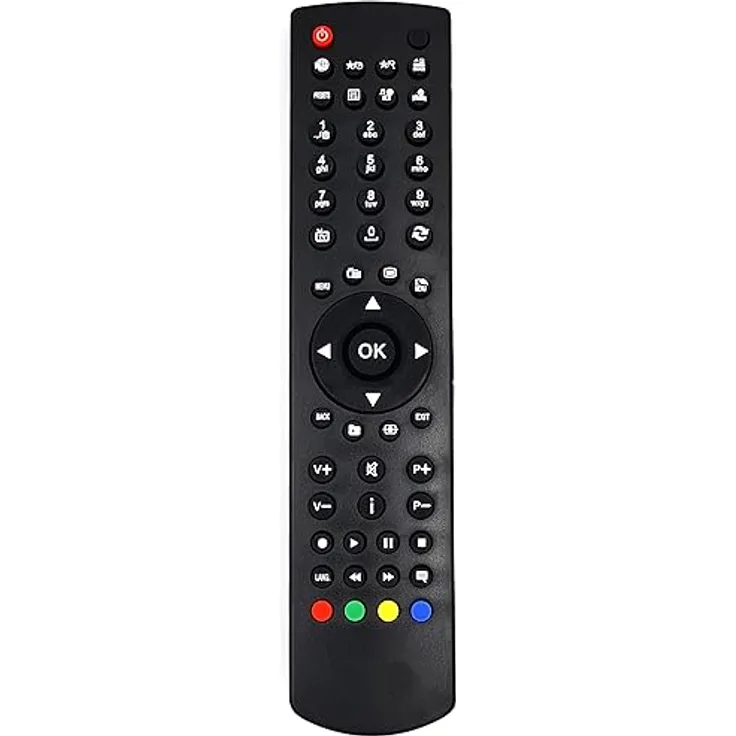 Alltro Ersatz Fernbedienung für Telefunken TV Modelle L24H180N3D, L24H185B3V2, L24H185I3, batteriebetrieben, keine Programmierung erforderlich