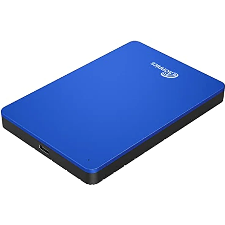 Sonnics 320GB USB 3.1 Type C Externe Tragbar Festplatten für Fenster PC, Mac, Klug TV, Xbox ONE/Series X & PS4 /PS5, Blau – Bild 1