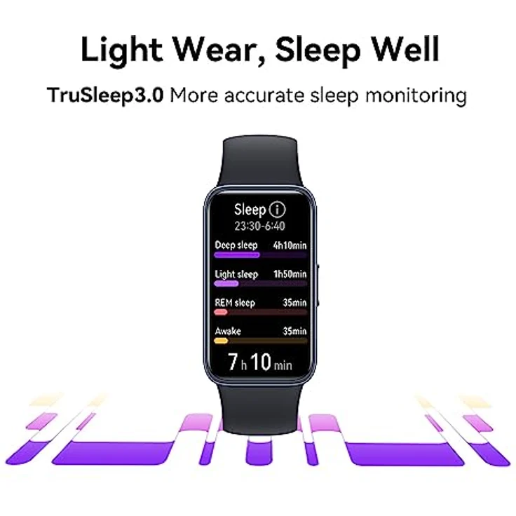 HUAWEI Band 8 Smart Watch, ultradünnes Design, präzise Schlafüberwachung, 14-Tage-Akku, kompatibel mit Android und iOS, Gesundheits- und Wellness-Experte, Sakura Pink – Bild 3