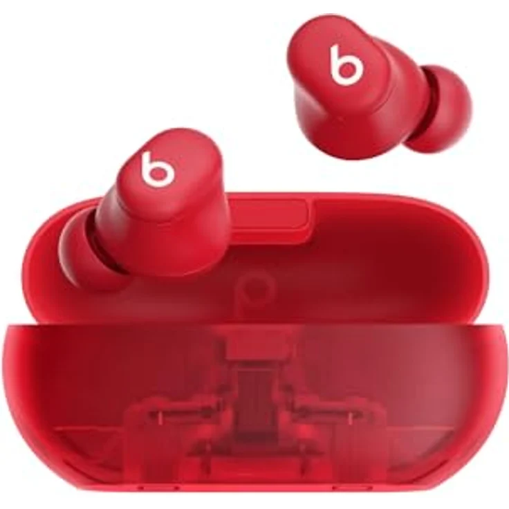 Beats Solo Buds (NC, 18 h, Kabellos), Kopfhörer, Transparentrot – Bild 1