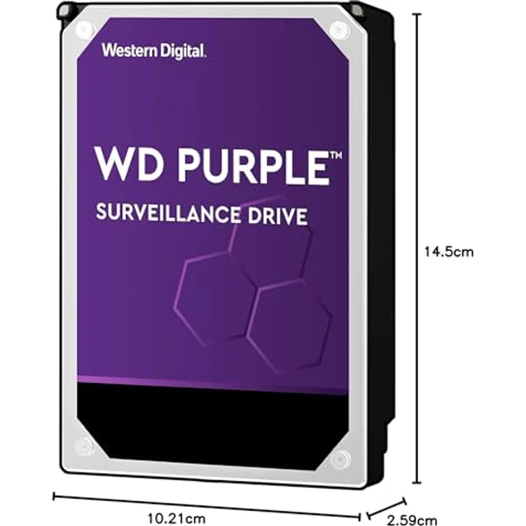 WD Purple Surveillance Hard Drive WD30PURZ - Festplatte - 3 TB - intern - 3.5 Zoll (8.9 cm) - SATA 6Gb/s - 5400 rpm - Puffer: 64 MB (WD30PURZ) – Bild 9