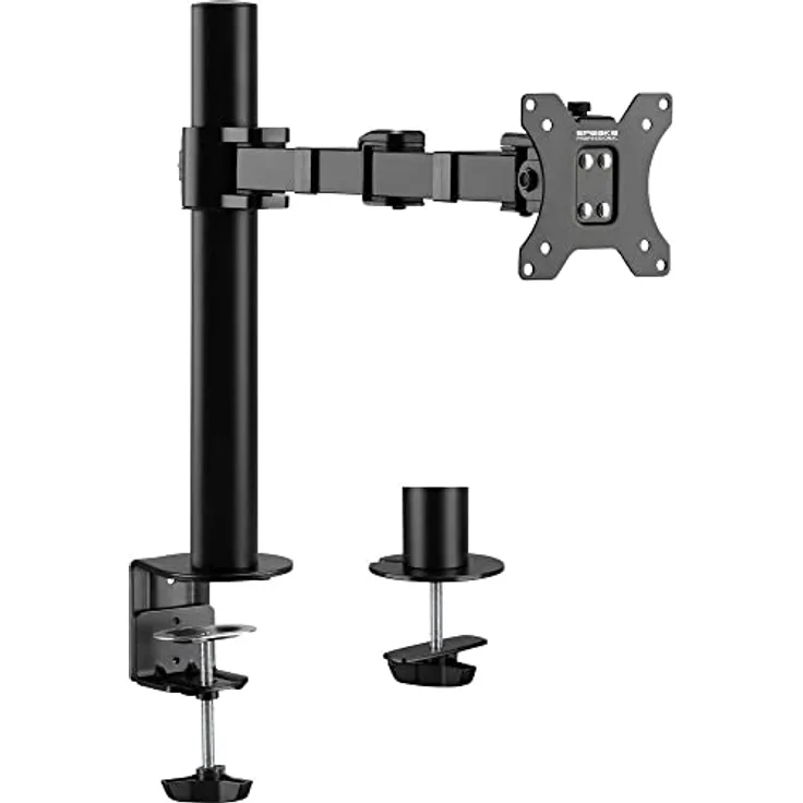 Speaka Professional SP-MM-210 1fach Monitorhalterung 43,2 cm (17) - 81,3 cm (32) Schwarz Höhenverstellbar, Neigbar+Schwenkbar