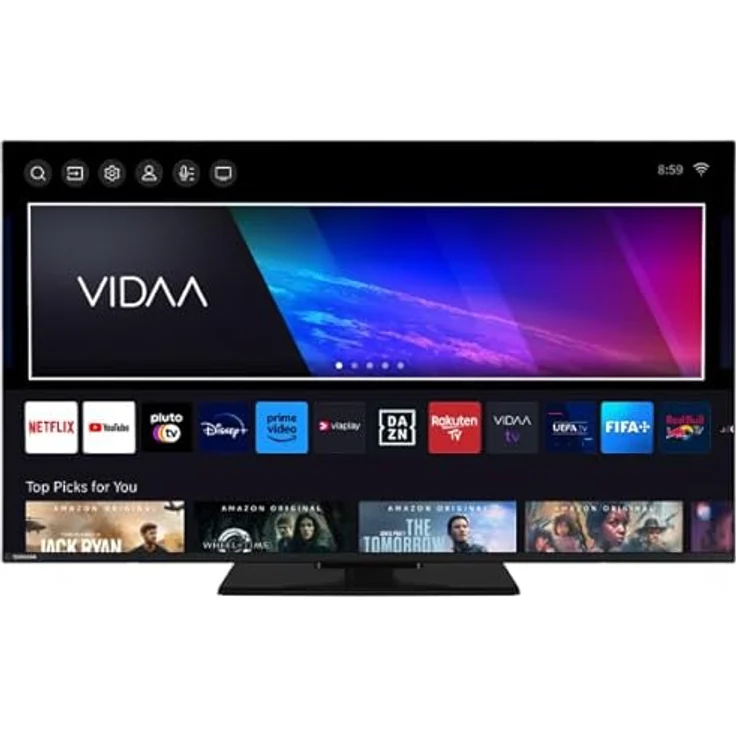 Toshiba 50UV3463DA, 50 Zoll LED-Fernseher, 4K Ultra HD, Smart TV mit VIDAA OS, Dolby Vision HDR und Dolby Audio – Bild 1