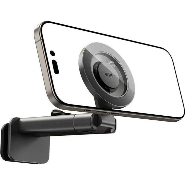 ESR Skygrip Phone Holder, Smartphone Halterung mit magnetischem Halter und 360° Rotation, Schwarz