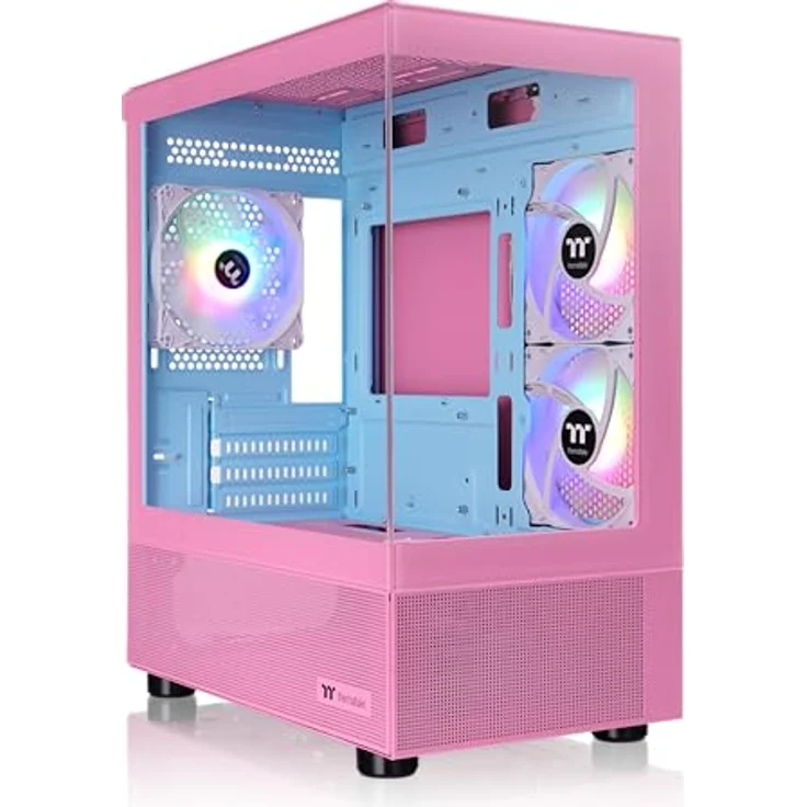 Thermaltake View 170 TG ARGB Micro Chassis Bubble Pink - Tempered Glass, RGB Lüfter, Mainboard-Kompatibilität – Bild 1